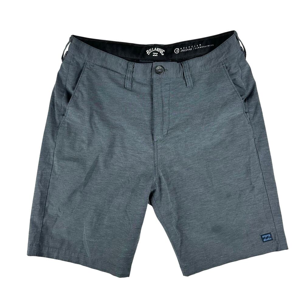 Billabong Crossfire Submersible Hybrid Shorts Mens 32 Gray Recycler Quick Dry